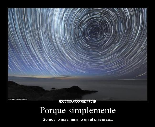 Porque simplemente -