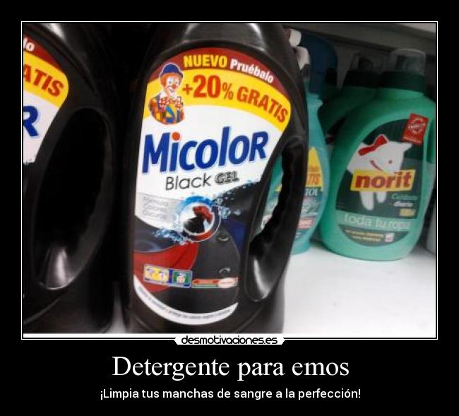 Detergente para emos - 