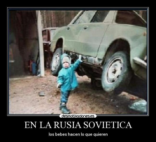 carteles bebe ruso sovietico desmotivaciones