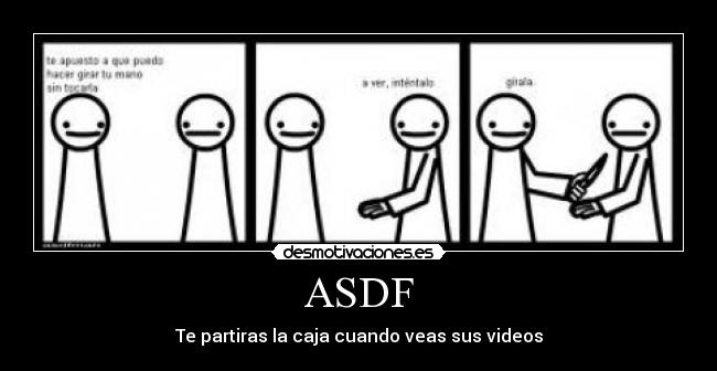 ASDF - Te partiras la caja cuando veas sus videos