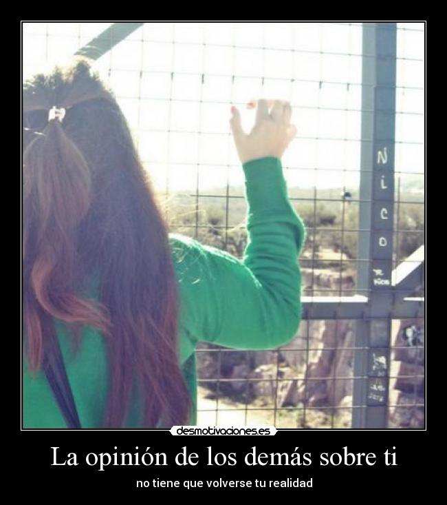 La opinión de los demás sobre ti -