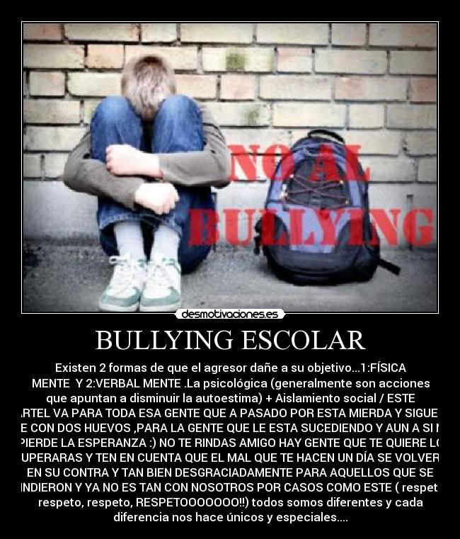 BULLYING ESCOLAR -