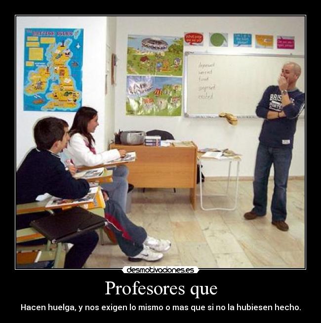 Profesores que -