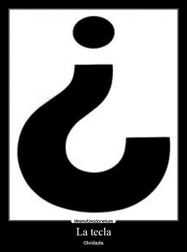 La tecla - Olvidada.