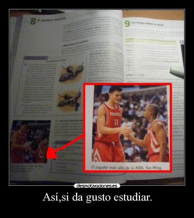 Así,si da gusto estudiar. - 