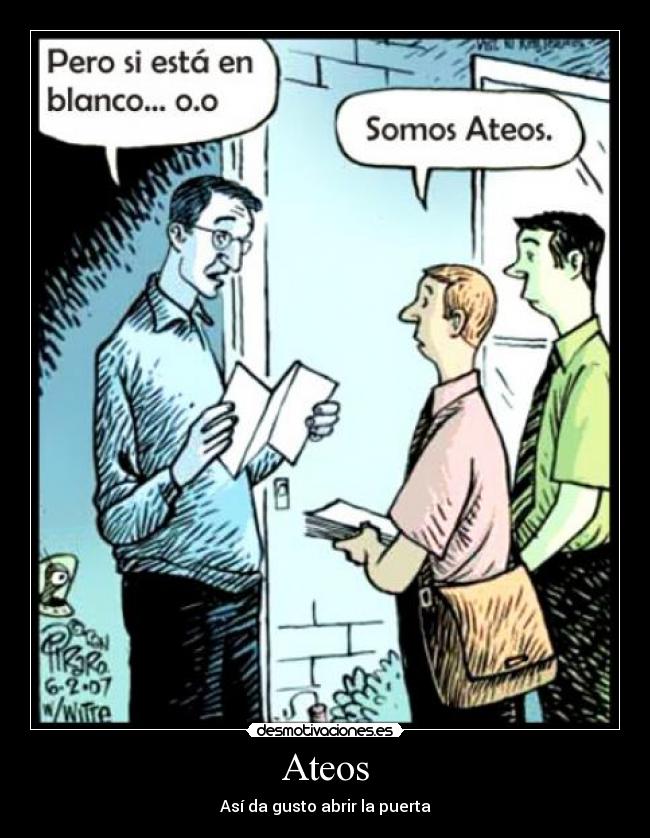 Ateos - Así da gusto abrir la puerta