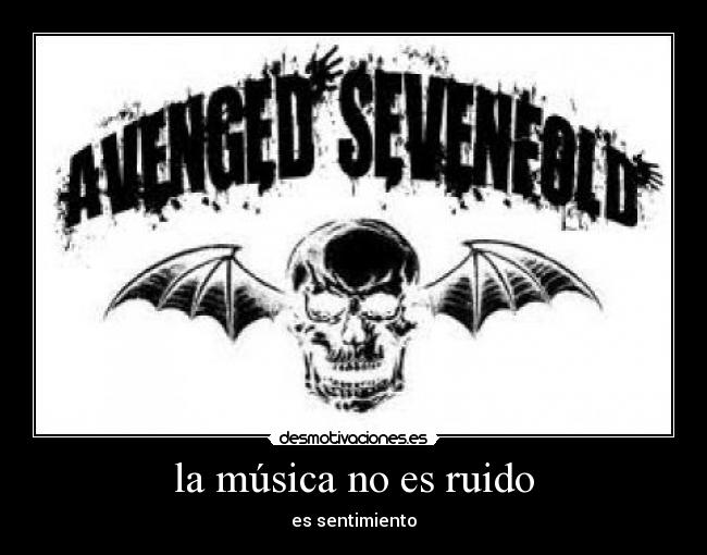 la música no es ruido - es sentimiento