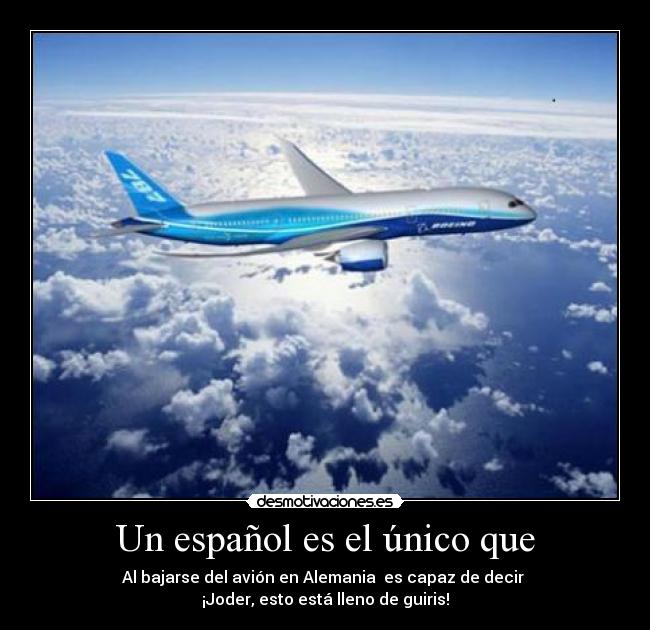 Un español es el único que - 