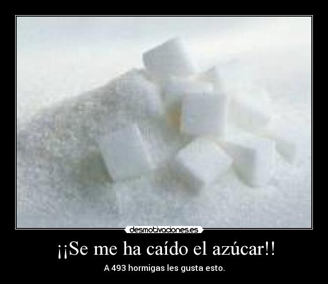 ¡¡Se me ha caído el azúcar!! - 
