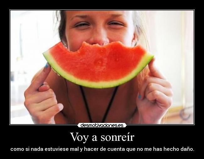 Voy a sonreír - 