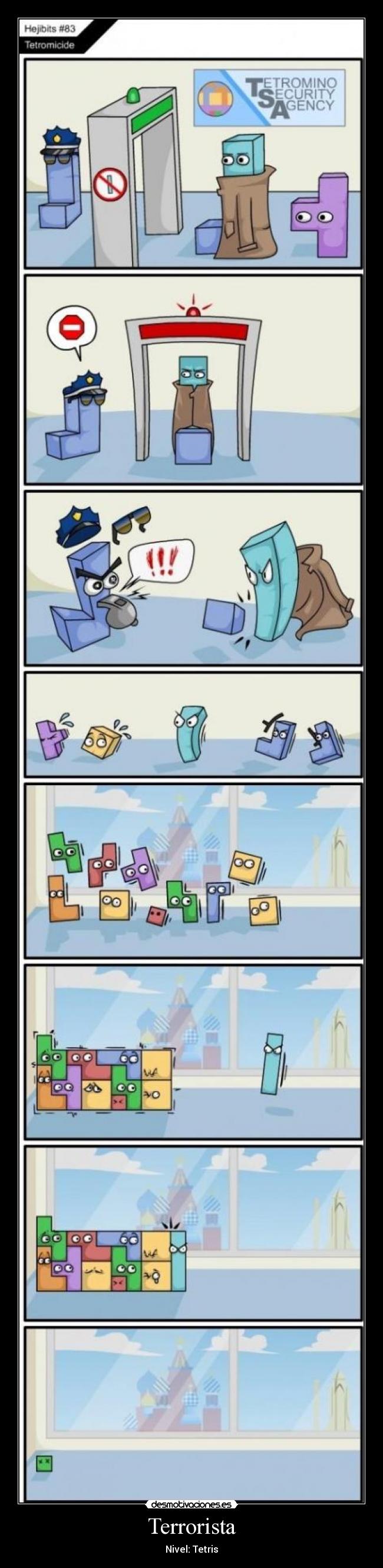 Terrorista - Nivel: Tetris