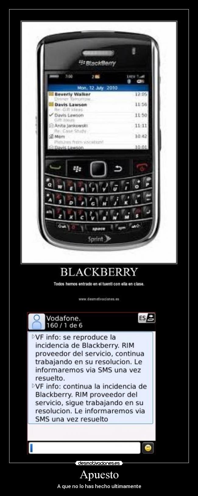 carteles black berry sos dios desmotivaciones