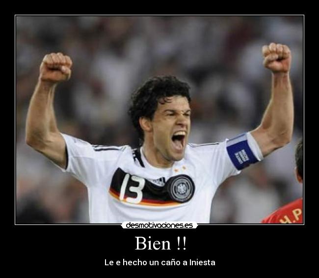 Bien !! - Le e hecho un caño a Iniesta