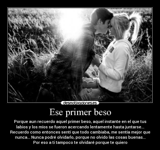 carteles primer beso desmotivaciones