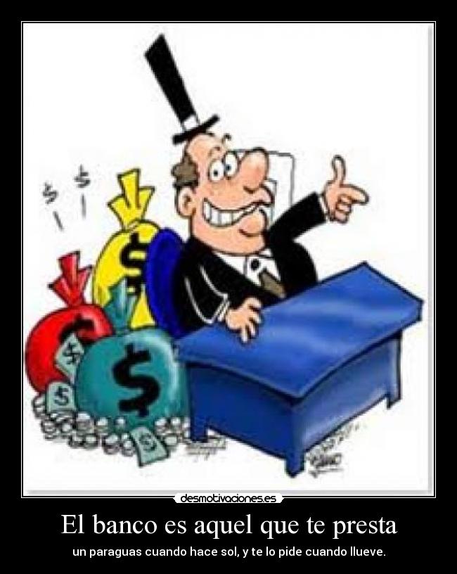 carteles bancos atracadores michelle2803 desmotivaciones