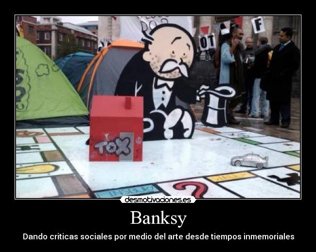 carteles banksy desmotivaciones