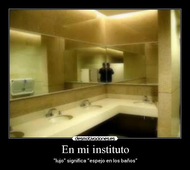 carteles instituto lujoso desmotivaciones