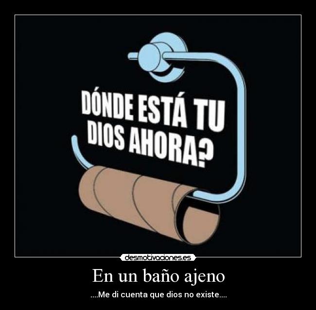 En un baño ajeno -