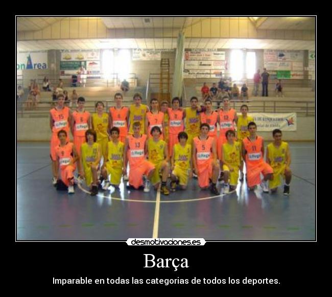 Barça - Imparable en todas las categorias de todos los deportes.