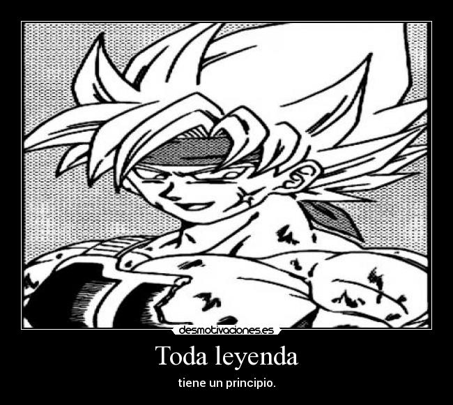 carteles dragon ball bardock super saiyan desmotivaciones