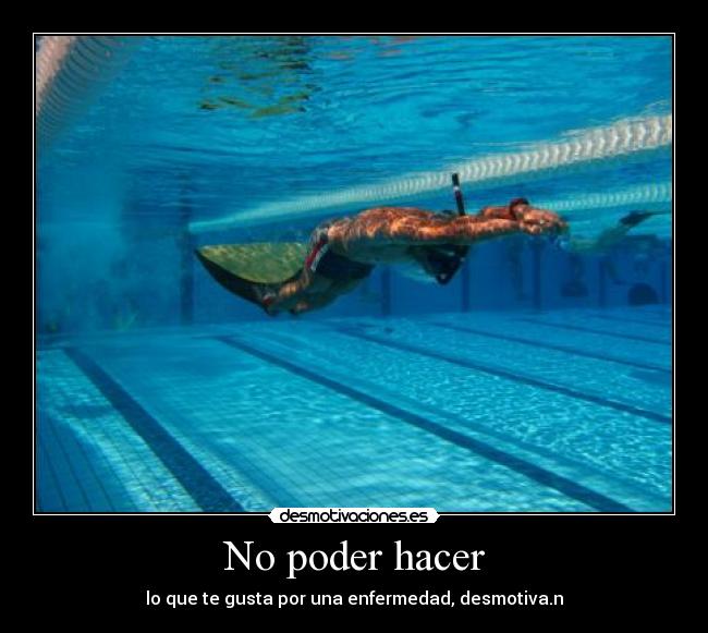 No poder hacer - 