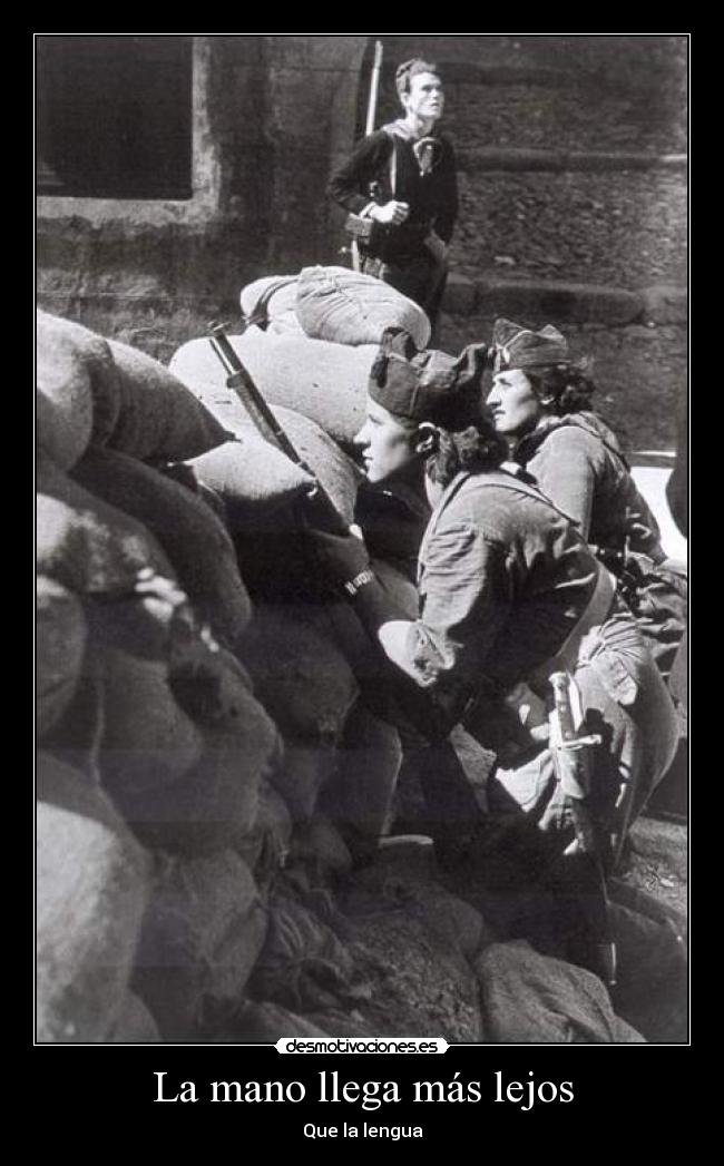 La mano llega más lejos - Que la lengua