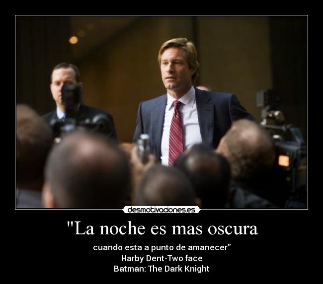 La noche es mas oscura -