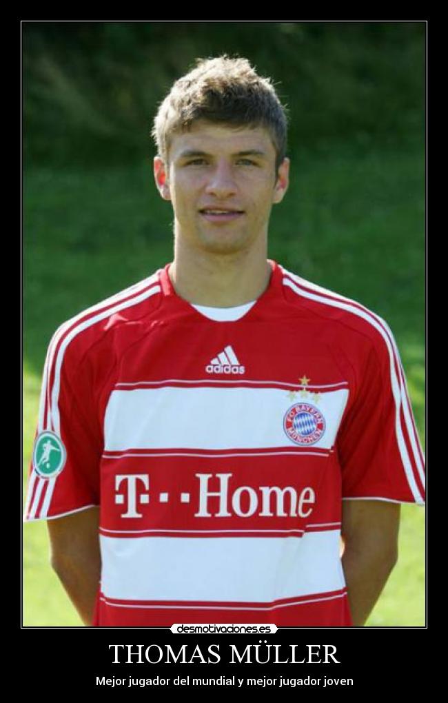 THOMAS MÜLLER - Mejor jugador del mundial y mejor jugador joven