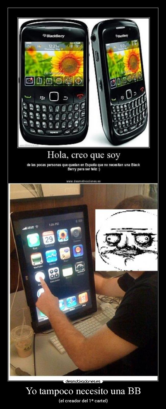 carteles necesito blackberry desmotivaciones