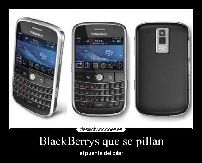BlackBerrys que se pillan -