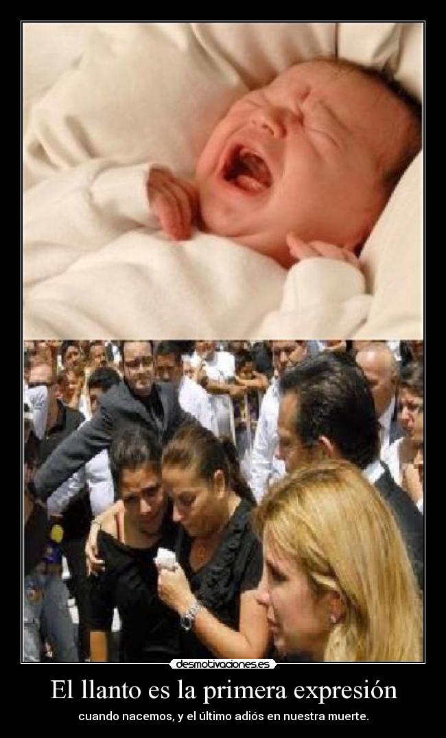 El llanto es la primera expresión -