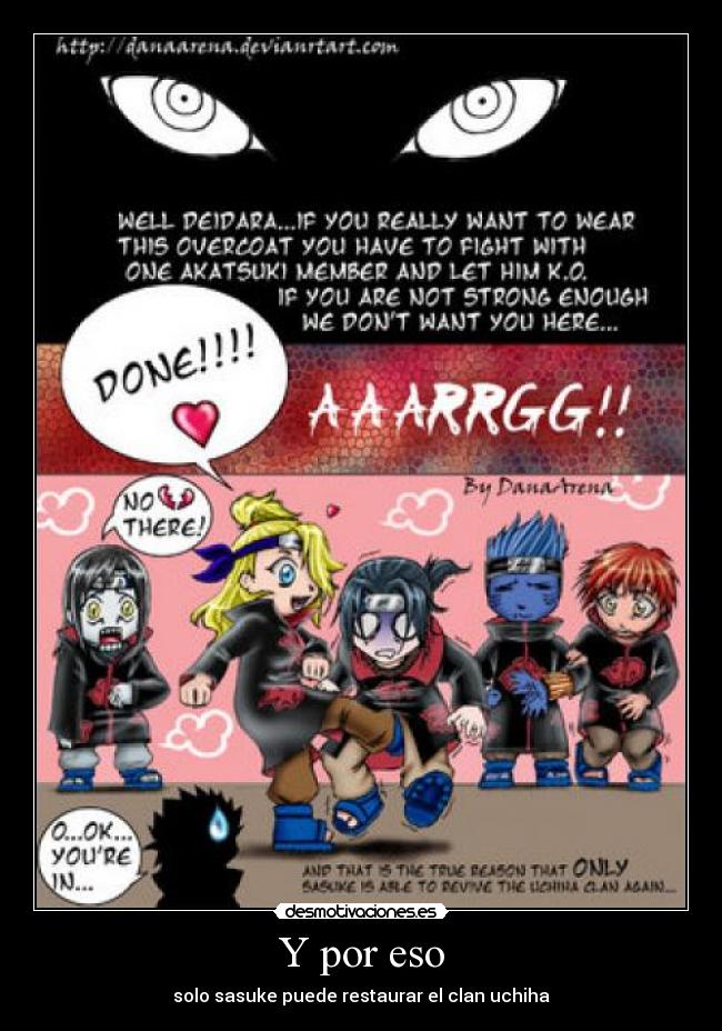 Y por eso - solo sasuke puede restaurar el clan uchiha