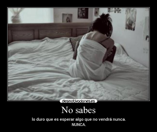 No sabes - 