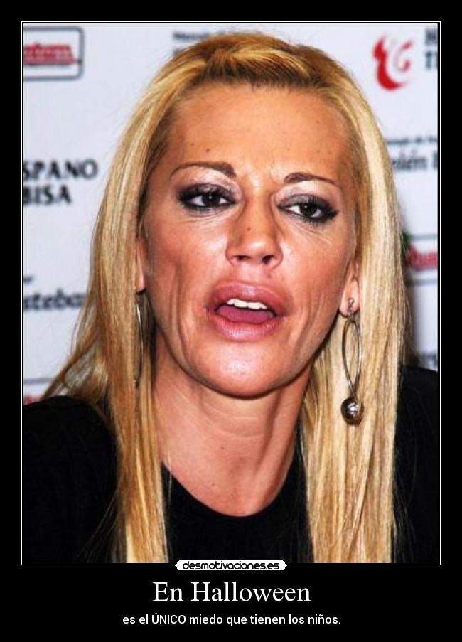 En Halloween - es el ÚNICO miedo que tienen los niños.