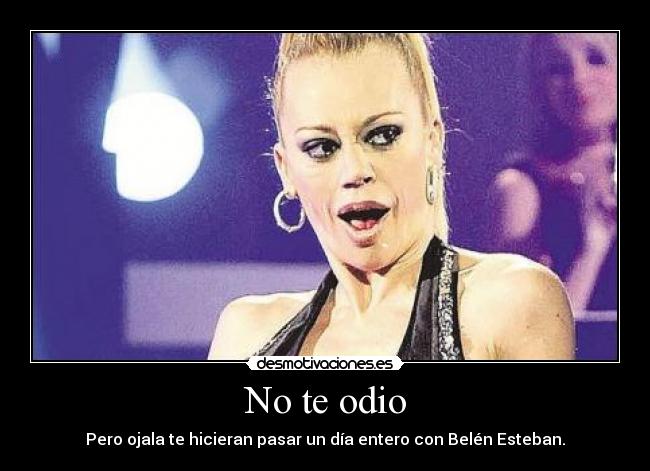 carteles odio belen esteban desmotivaciones