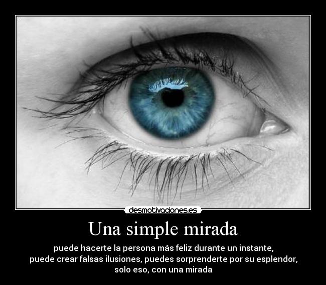 Una simple mirada -