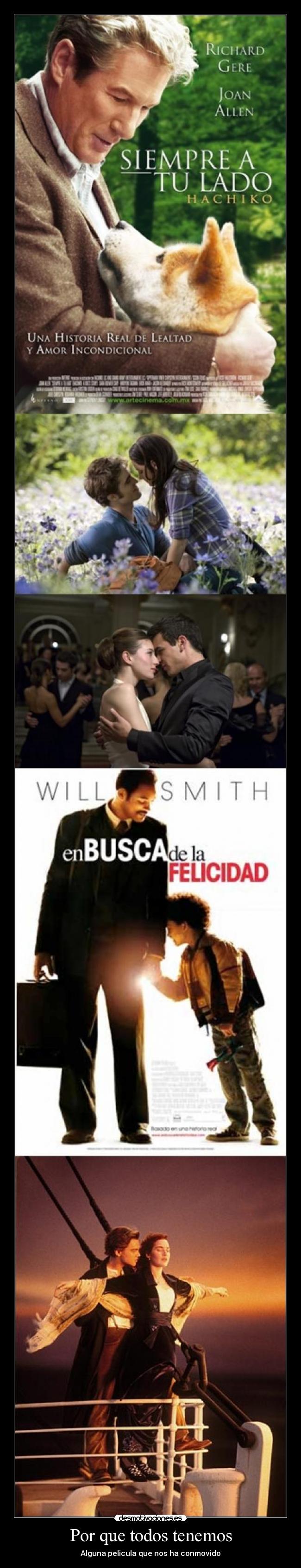 Por que todos tenemos - Alguna pelicula que nos ha conmovido