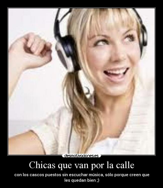 Chicas que van por la calle - 