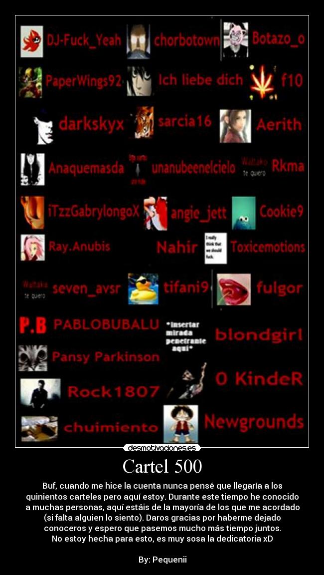 Cartel 500 -