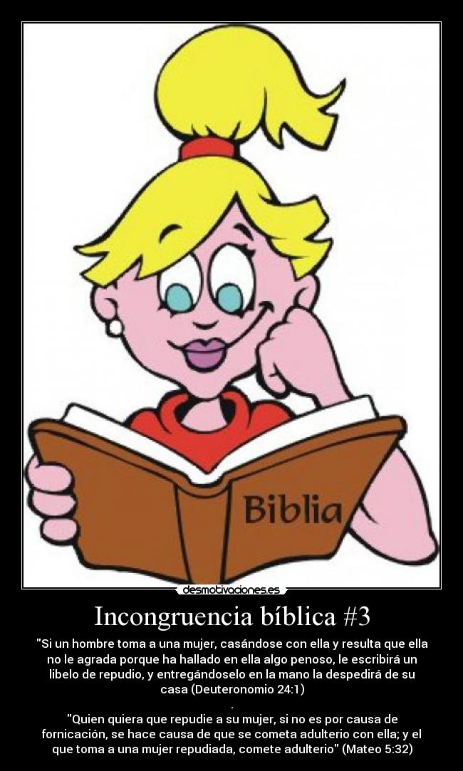 Incongruencia bíblica #3 -