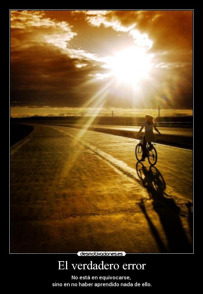 El verdadero error -