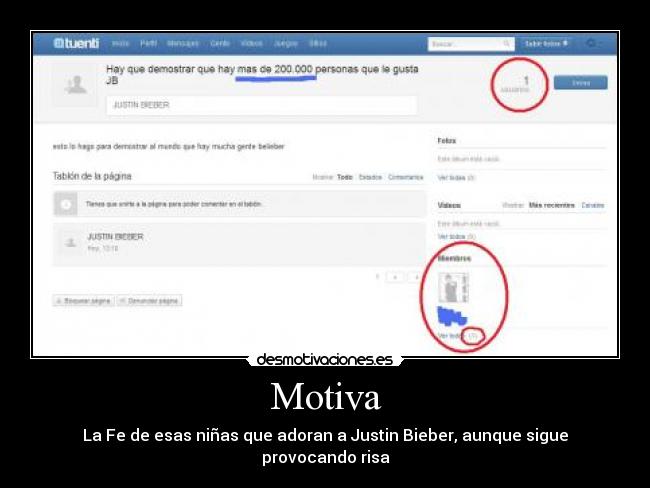 Motiva - La Fe de esas niñas que adoran a Justin Bieber, aunque sigue provocando risa
