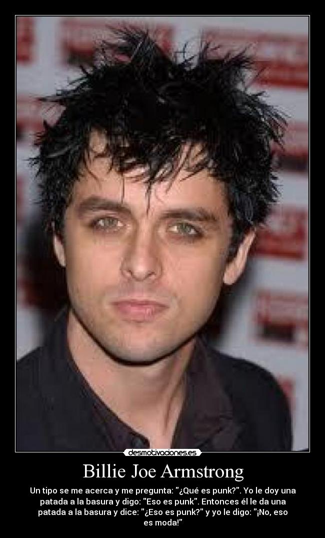 carteles green day billie joe punk desmotivaciones