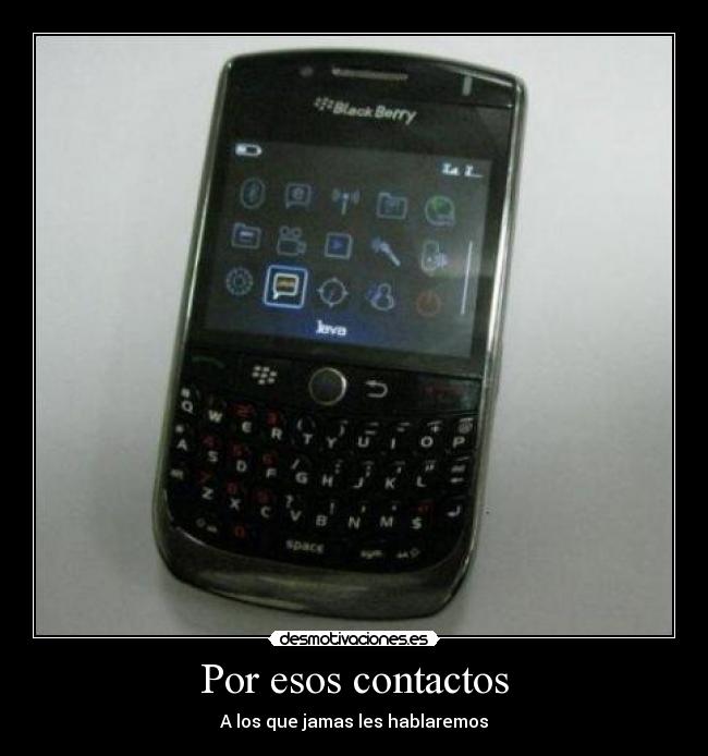 Por esos contactos - A los que jamas les hablaremos