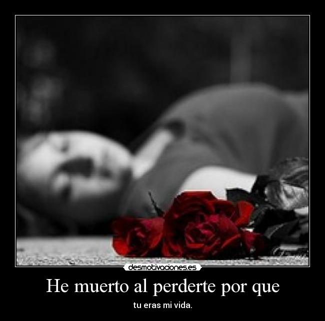 He muerto al perderte por que - 