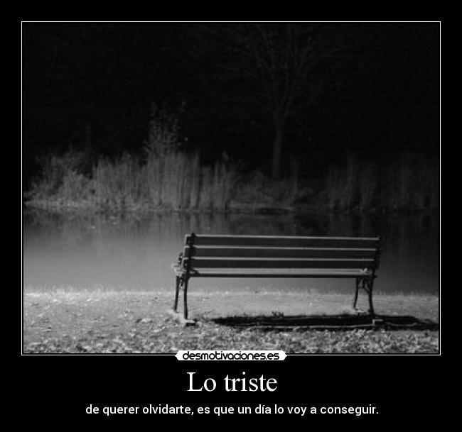 Lo triste -