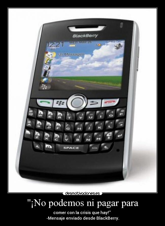 ¡No podemos ni pagar para -