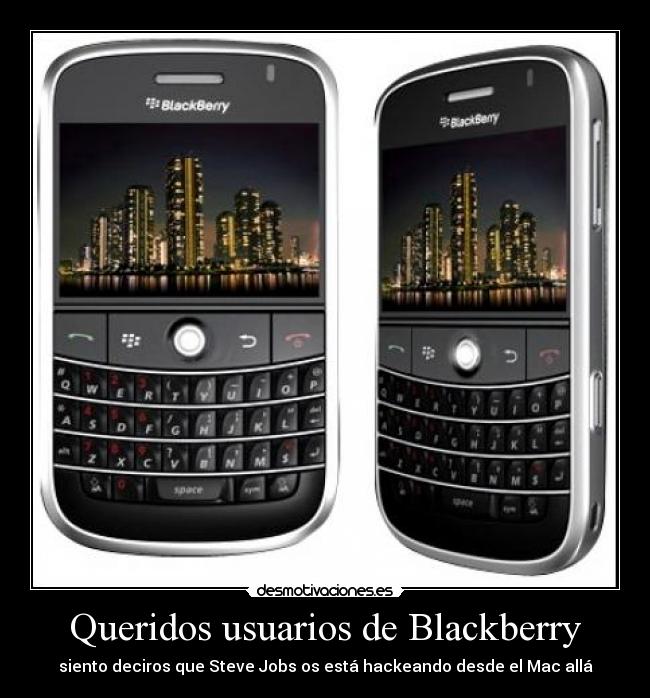 Queridos usuarios de Blackberry -