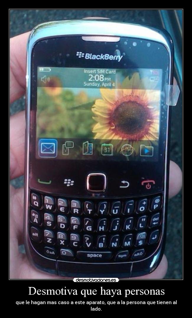 Desmotiva que haya personas -