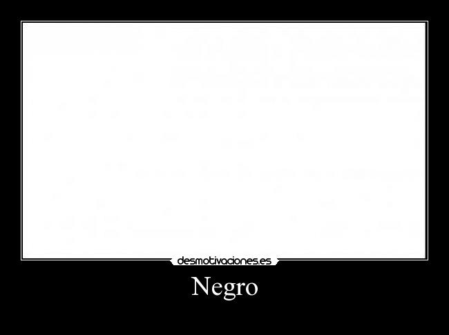 Negro -
